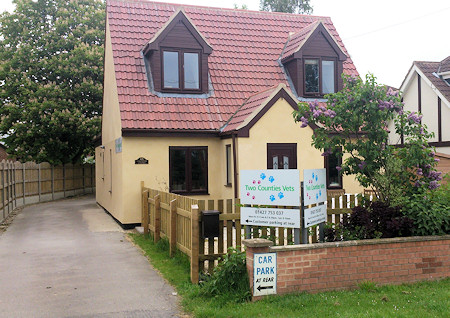 Outside view of Two Counties Vets practice in Westwoodside, Doncaster